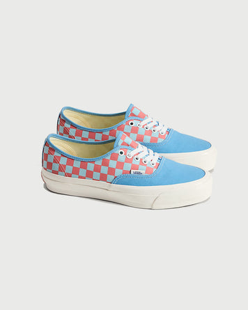 Vans Premium LX Authentic 44 Checkerboard Heritage Blue Shoes Sneakers Unisex