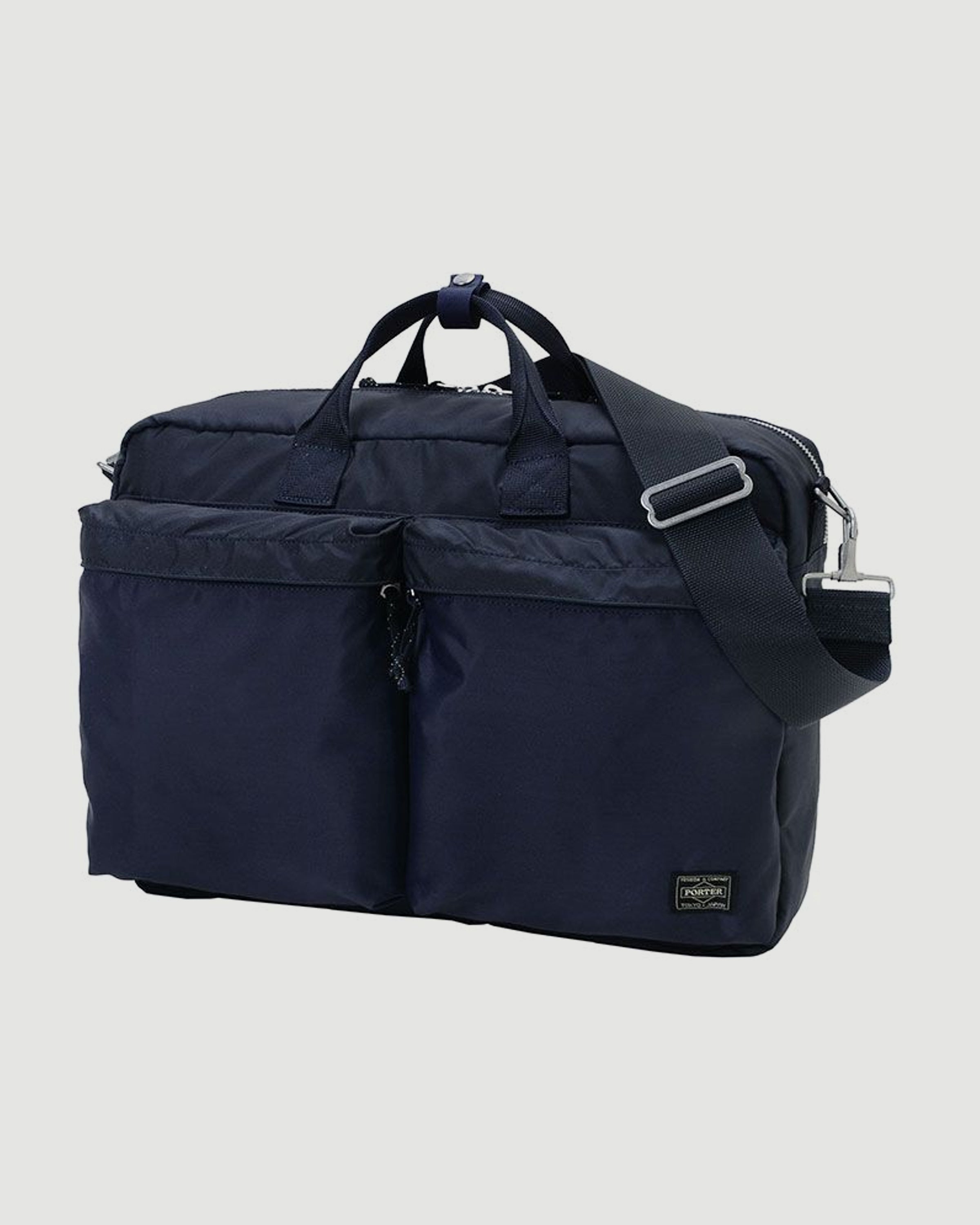 Porter Yoshida Force 3Way Briefcase Navy Bags Unisex