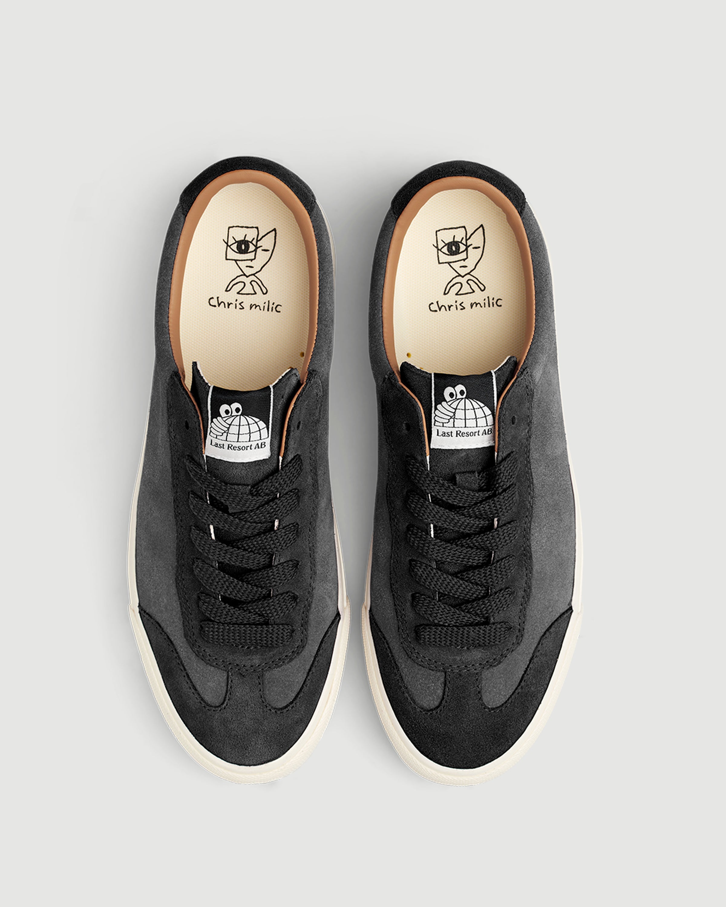 Last Resort AB VM004 Milic Lo Black Graphite/White Shoes Sneakers Unisex
