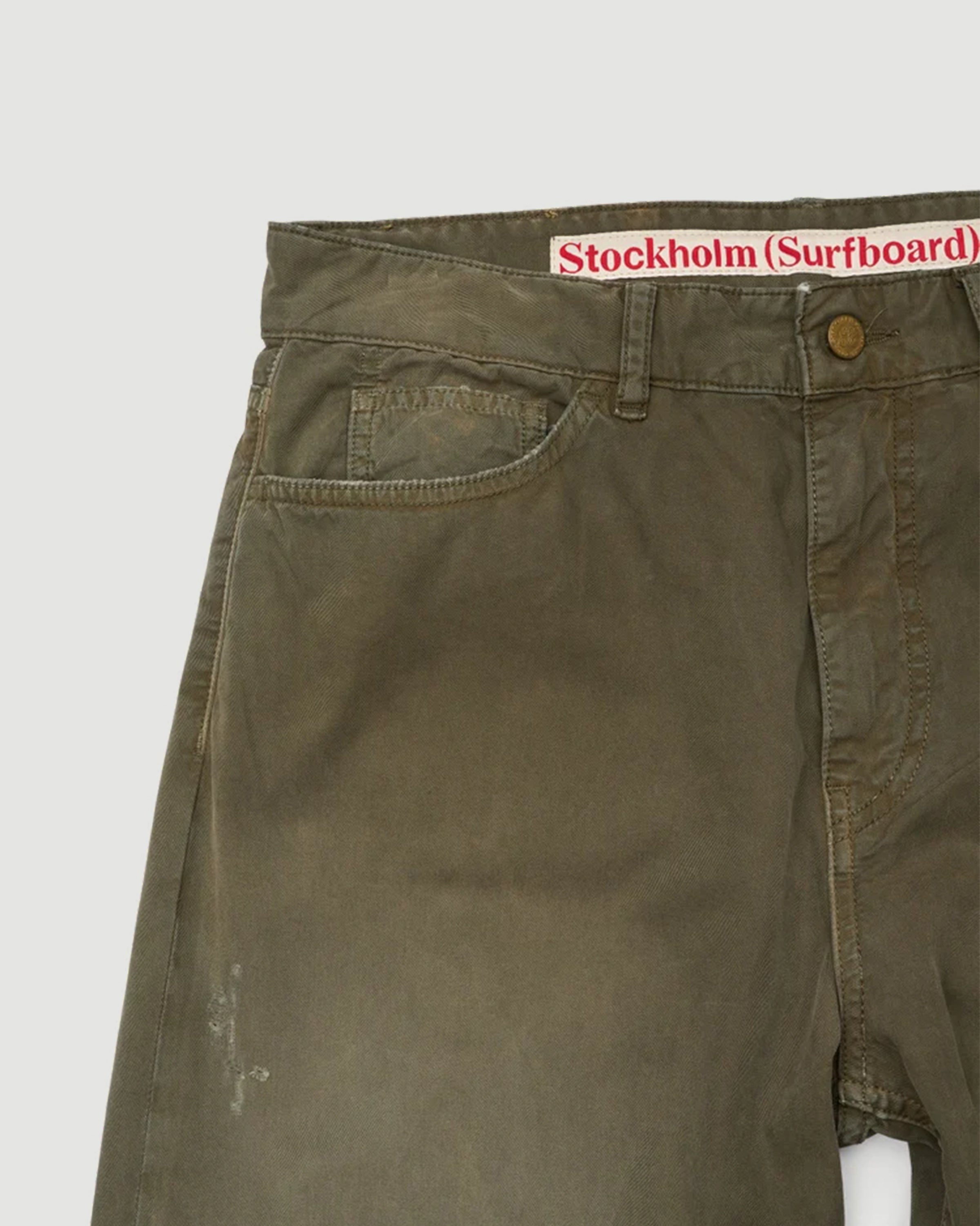 Stockholm Surfboard Club Ralf Jeans Green Denim Men