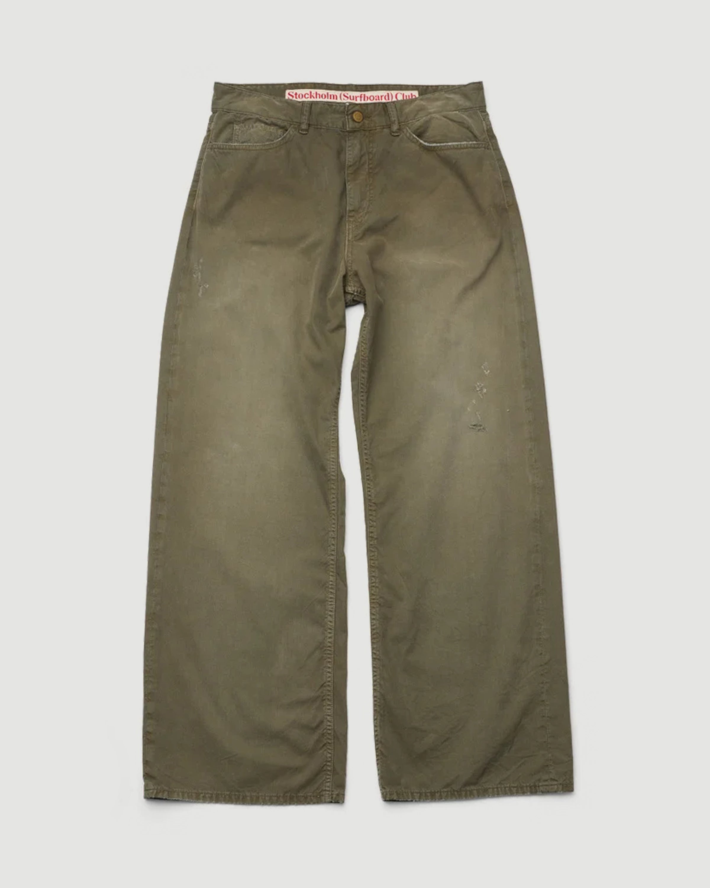 Stockholm Surfboard Club Ralf Jeans Green Denim Men