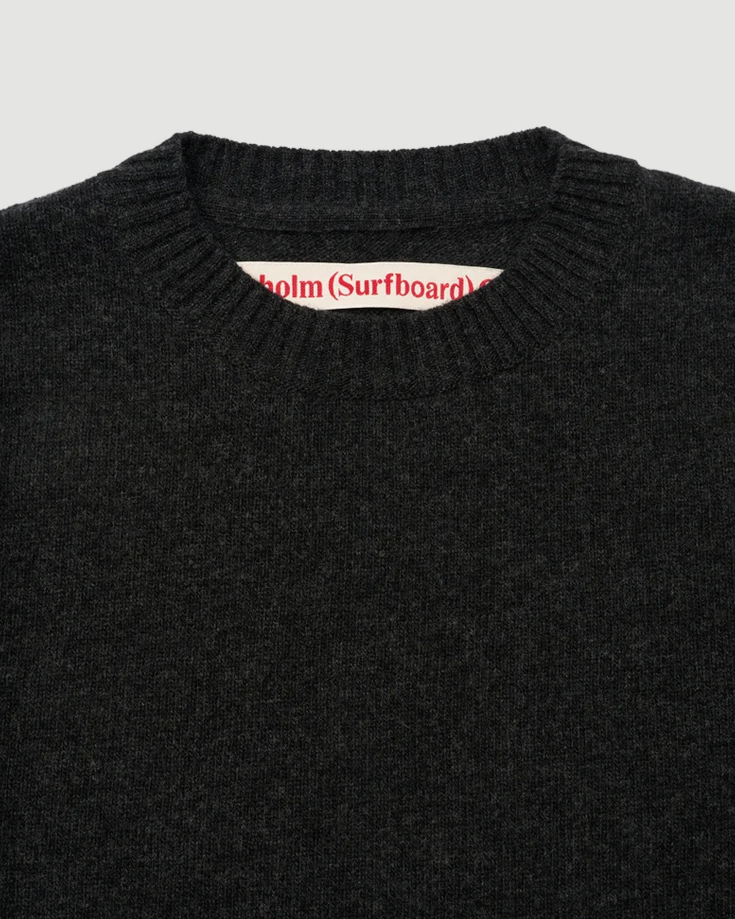 Stockholm Surfboard Club Knit Sweat Black Knitwear Men