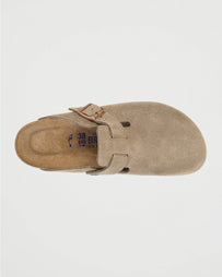 Birkenstock Boston Taupe Shoes Leather Unisex