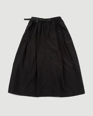 and wander Oversized Cargo Skirt (W) Black Skirt