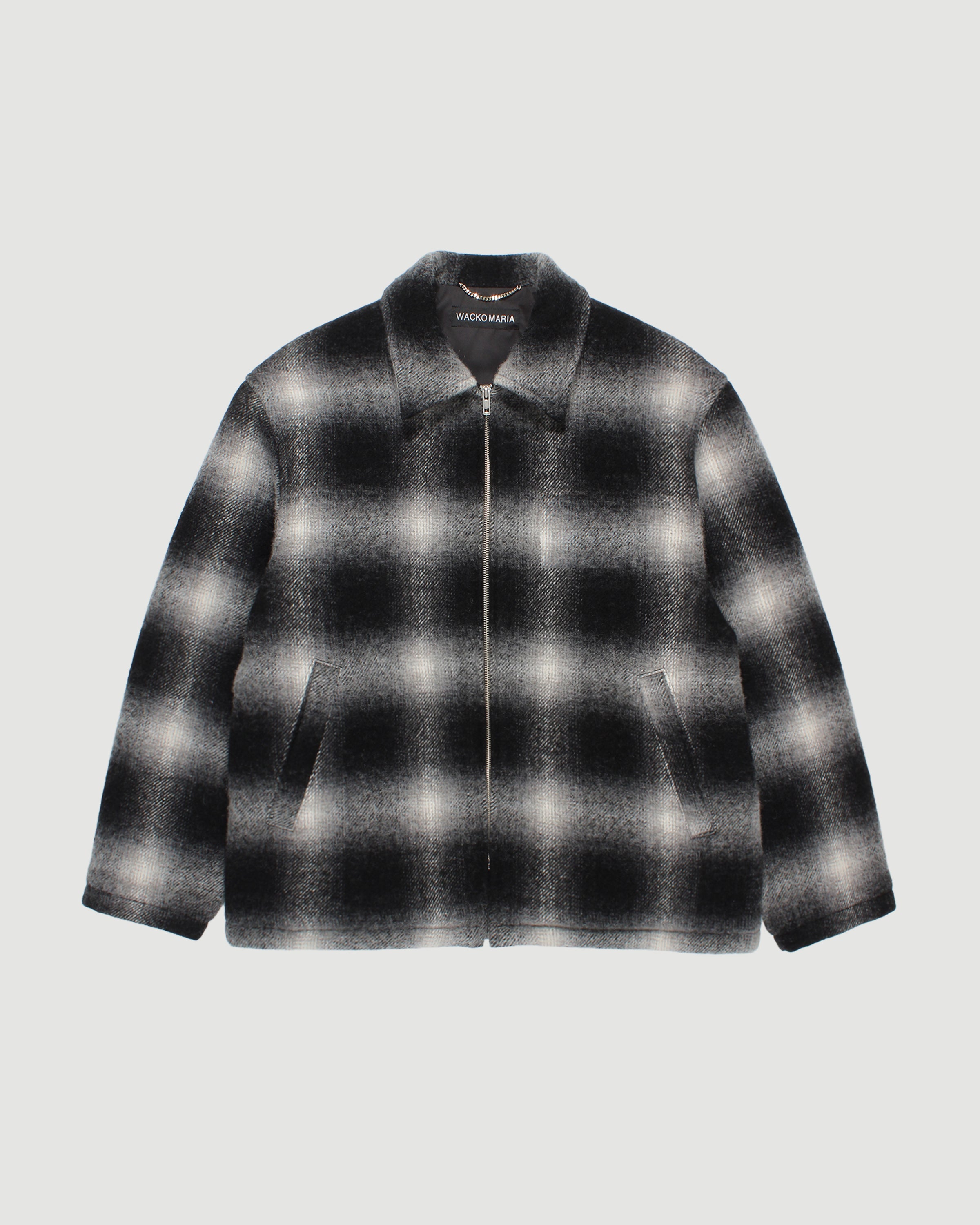 Wacko Maria Ombre Check 50's Jacket (Type-1) Off White JKT Short Men