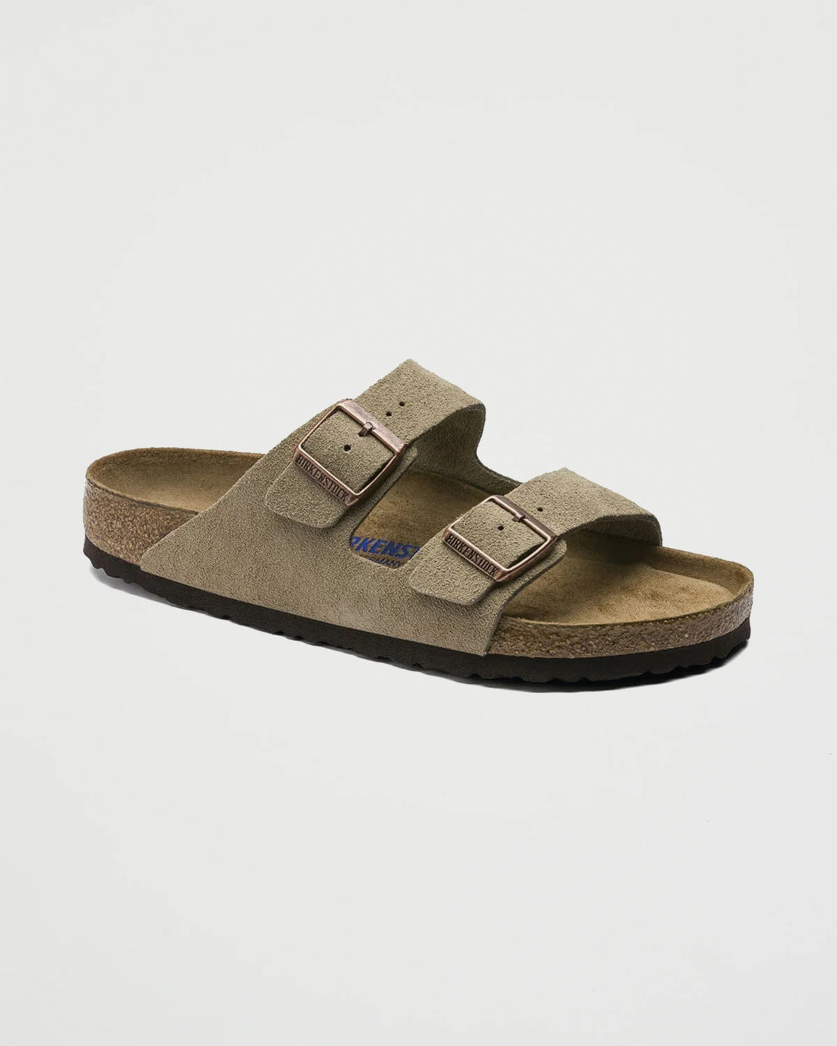 Birkenstock Arizona Taupe Narrow Suede Shoes Leather Unisex