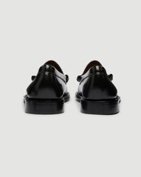 G.H. Bass Weejuns Larson Black Leather Loafer Shoes Leather Men