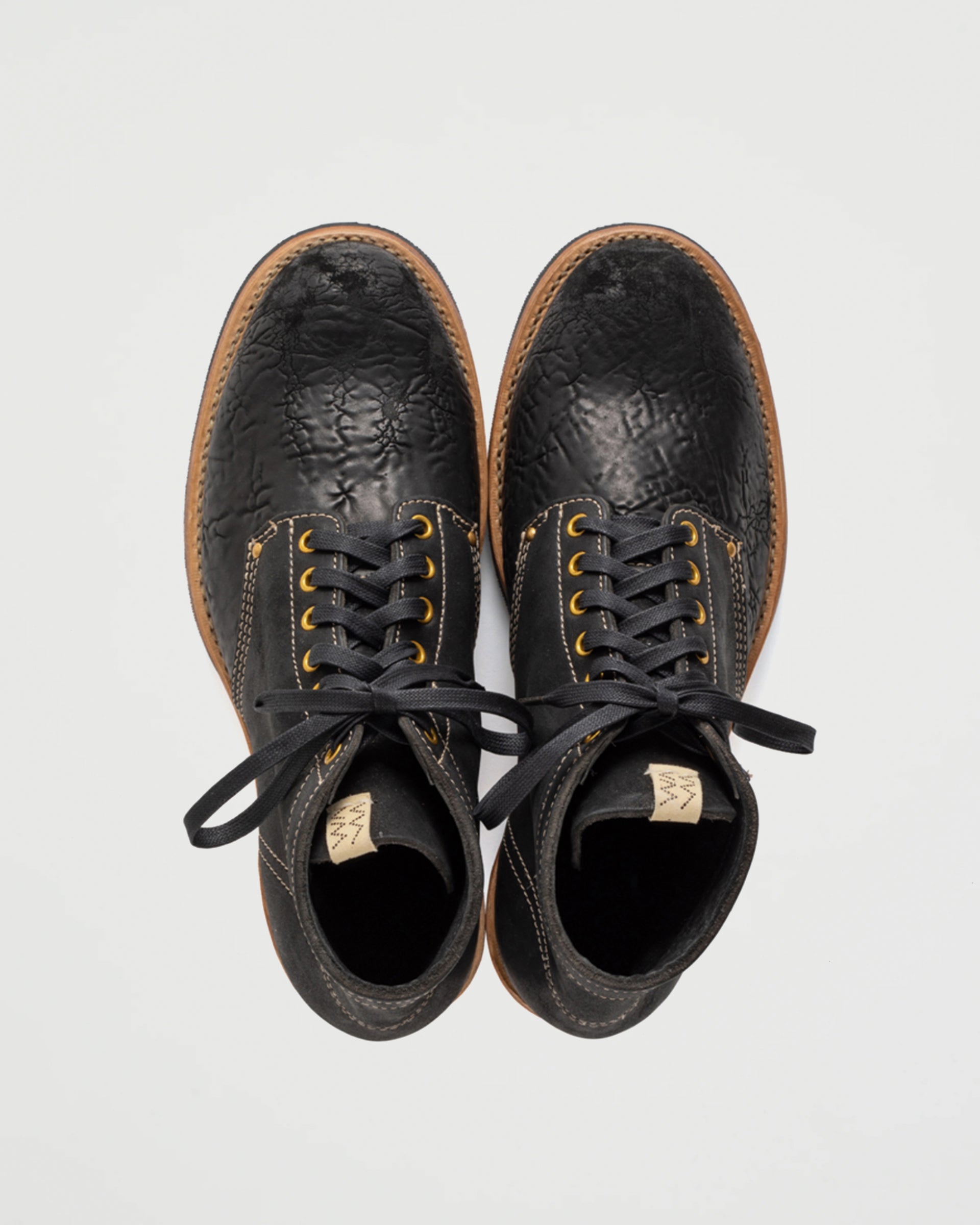 Visvim Brigadier Boots Folk Black Shoes Leather Men