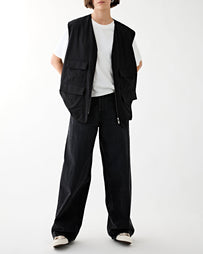 Barena Venezia Gilet Musina Flan Nero T-shirt S/S Women