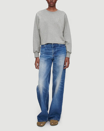 A.P.C. Sweat Angelica Heather Grey Sweater Women