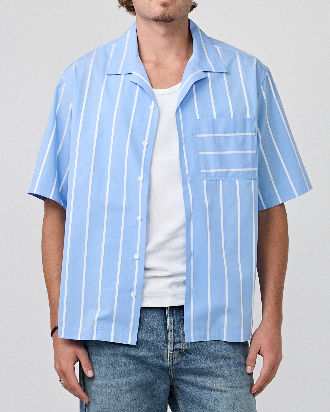 Tenue. Camp Shirt Ocean Stripe Shirt S/S Men