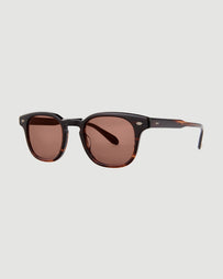 Garrett Leight Sherwood Sun 47 Redwood Tortoise/Pure Rosewood Eyewear