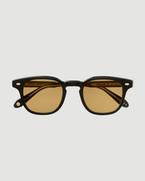 Garrett Leight Sherwood Sun 47 Black/Pure Maple Eyewear