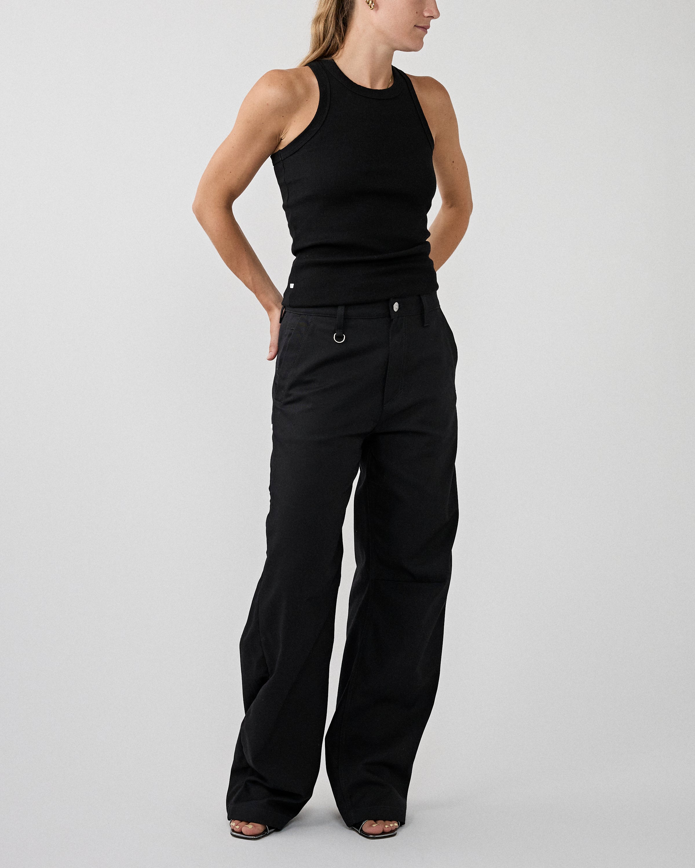 Tenue. Hailey Tank-Top Black T-shirt S/S Women