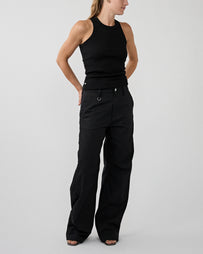 Tenue. Hailey Tank-Top Black T-shirt S/S Women