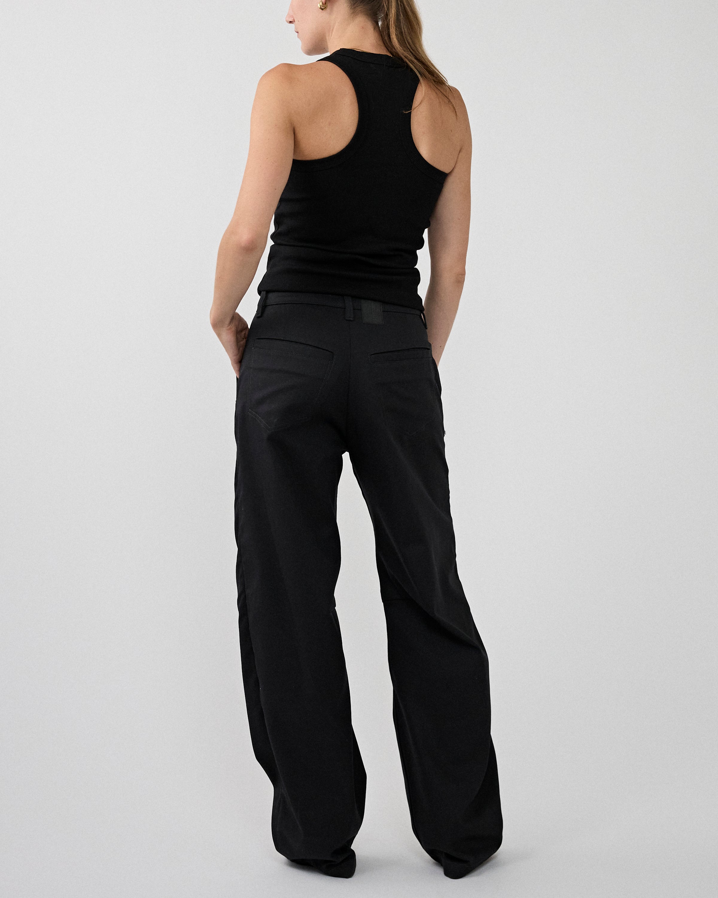 Tenue. Hailey Tank-Top Black T-shirt S/S Women