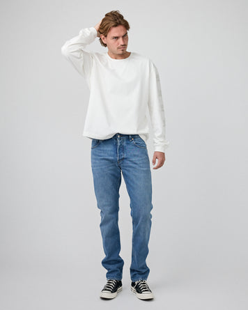 Tenue. Brad T-Shirt Vintage White Print T-shirt L/S Men