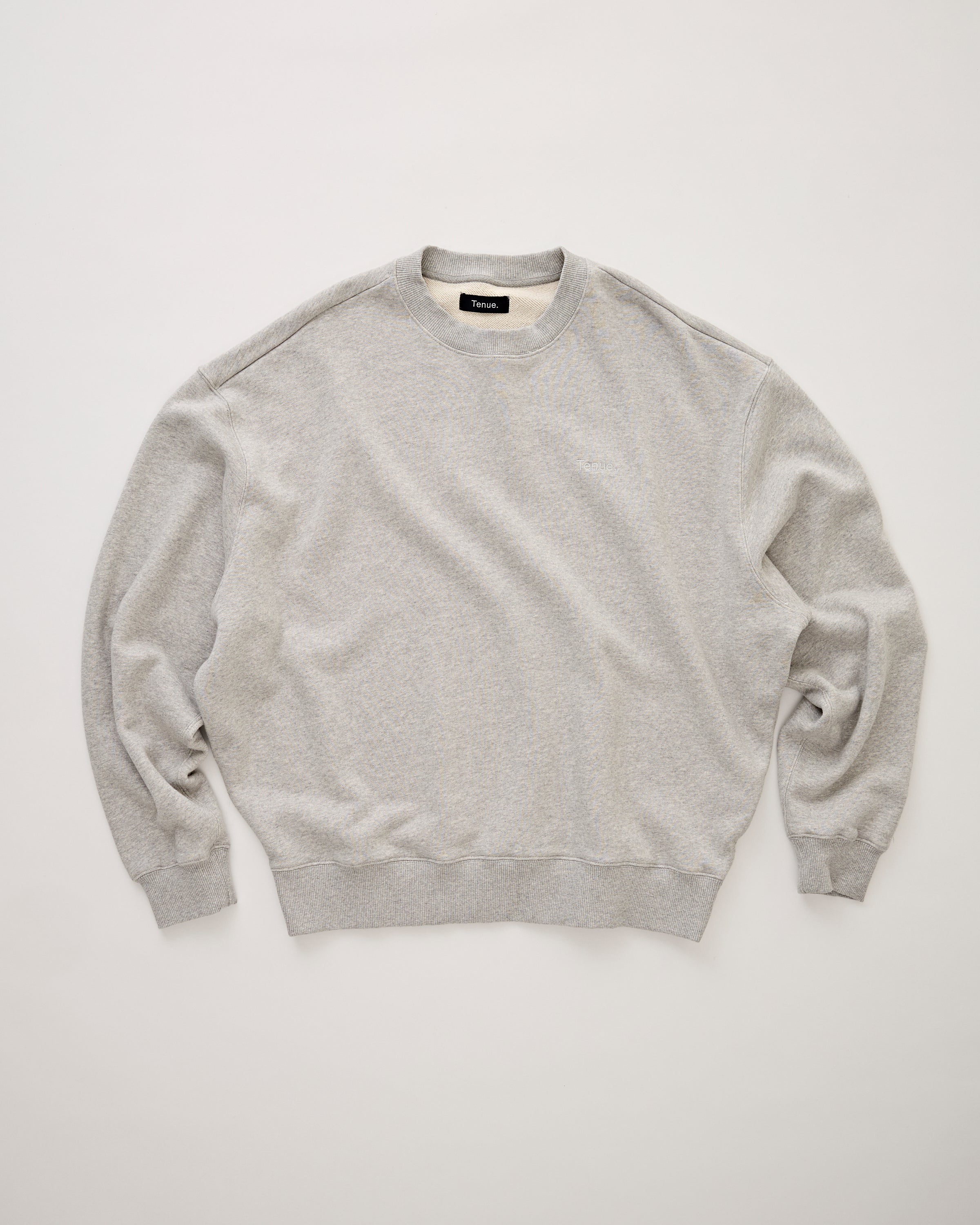 Tenue. Kelly Sweat Grey Melange Sweater Unisex