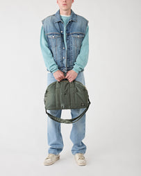 Porter Yoshida Tanker Madison Boston Bag (M) Sage Green Bags Unisex
