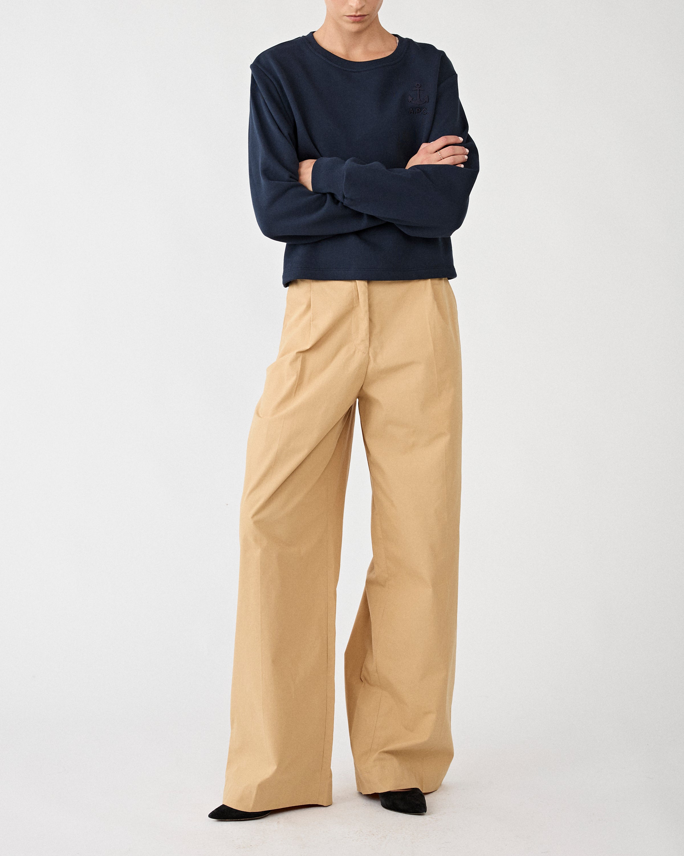 A.P.C. Sweat Angelica Dark Navy Sweater Women