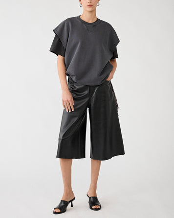 Tenue. Mick T-Shirt Trashed Black T-shirt S/S Women