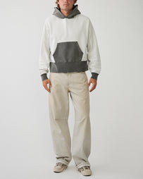 Visvim Fellow Hoodie P.O. 2 Tone Crash Black Sweater Men