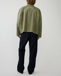 Stockholm Surfboard Club Club Overshirt Military Green Shirt L/S Men