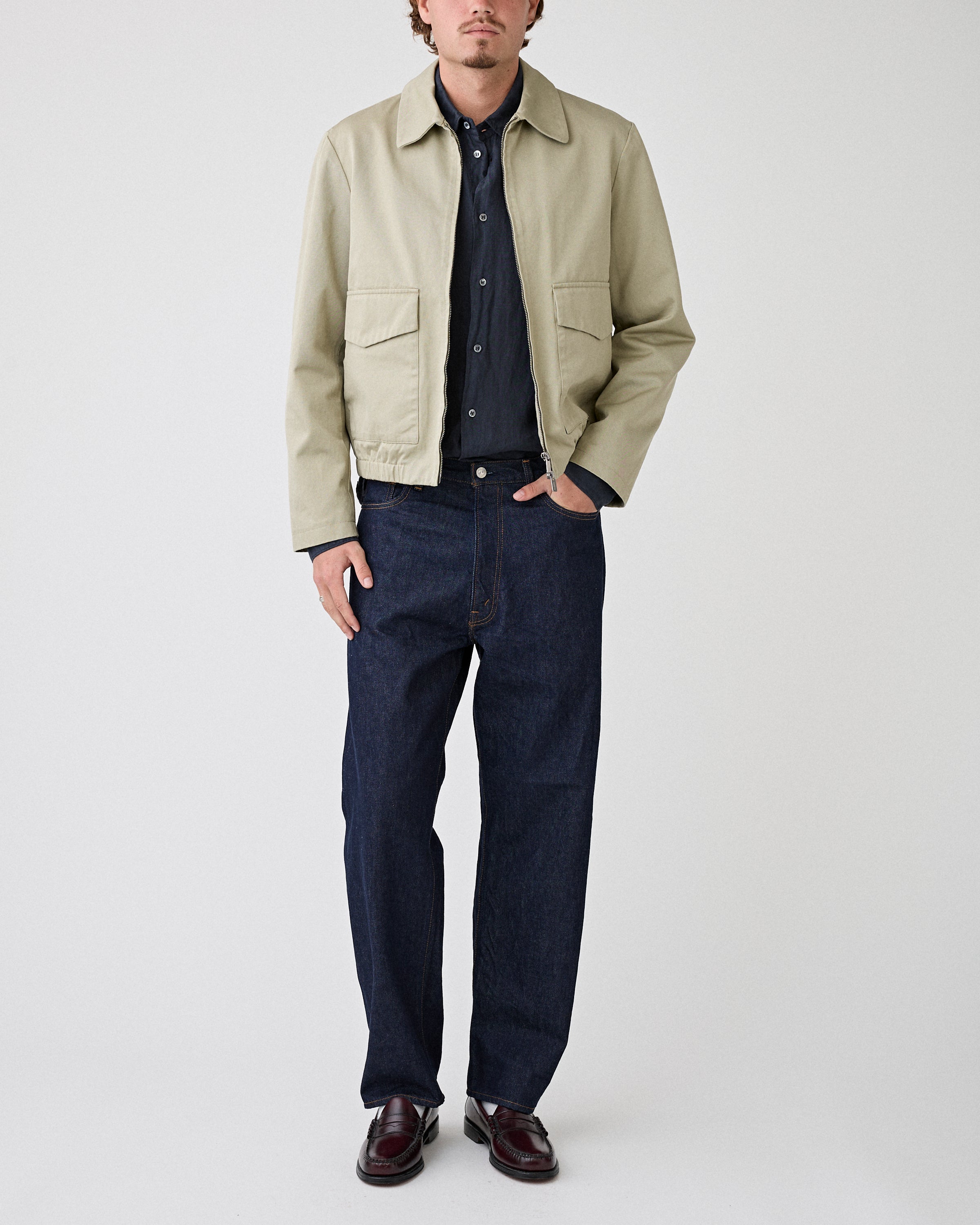 OrSlow 101 Dad's Fit Denim Pants One Wash Denim Men