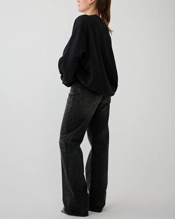 Haikure Korea Vintage Black Denim Women