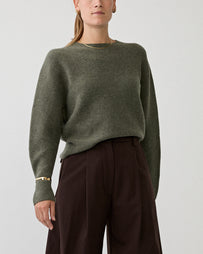 Christian Wijnants Kopanos Sweater Sage Melange Sweater Women