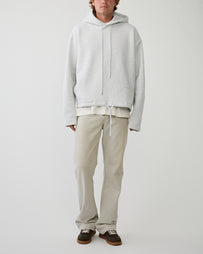 Tenue. Slater Hoodie Light Grey Melange Sweater Men