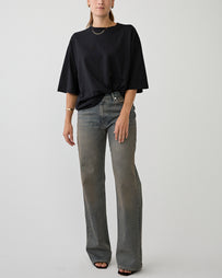 Haikure Korea Ziggy Blue Denim Women