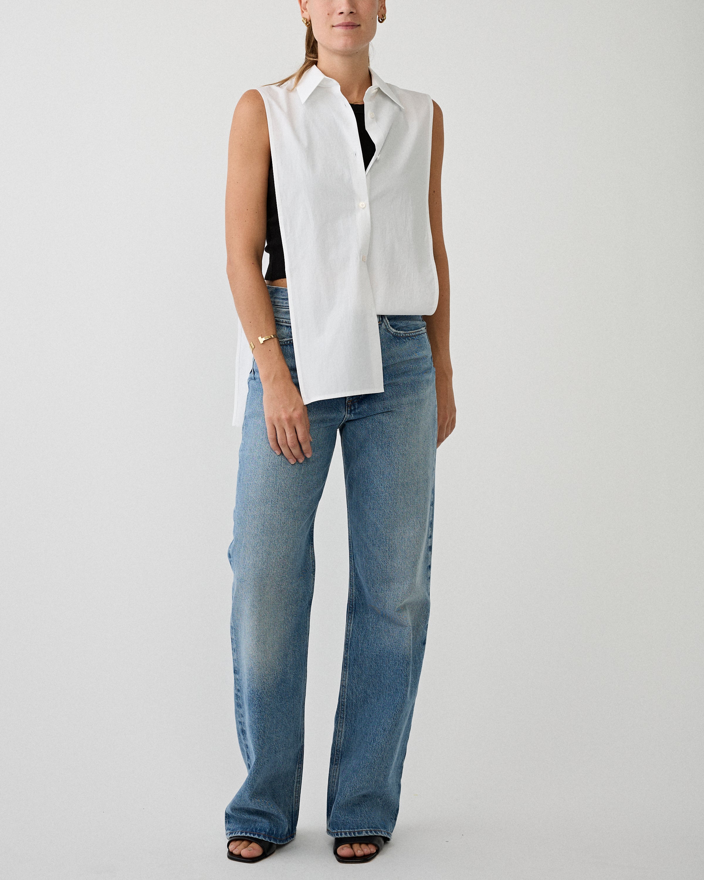 AgoldE Vintage Loose Jean Outbreak Denim Women