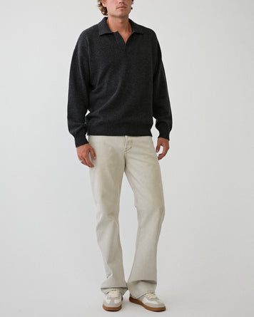 Roberto Collina Skipper Polo ML Antracite T-shirt S/S Men