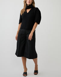 Christian Wijnants Kisha Top Black Knitwear Women