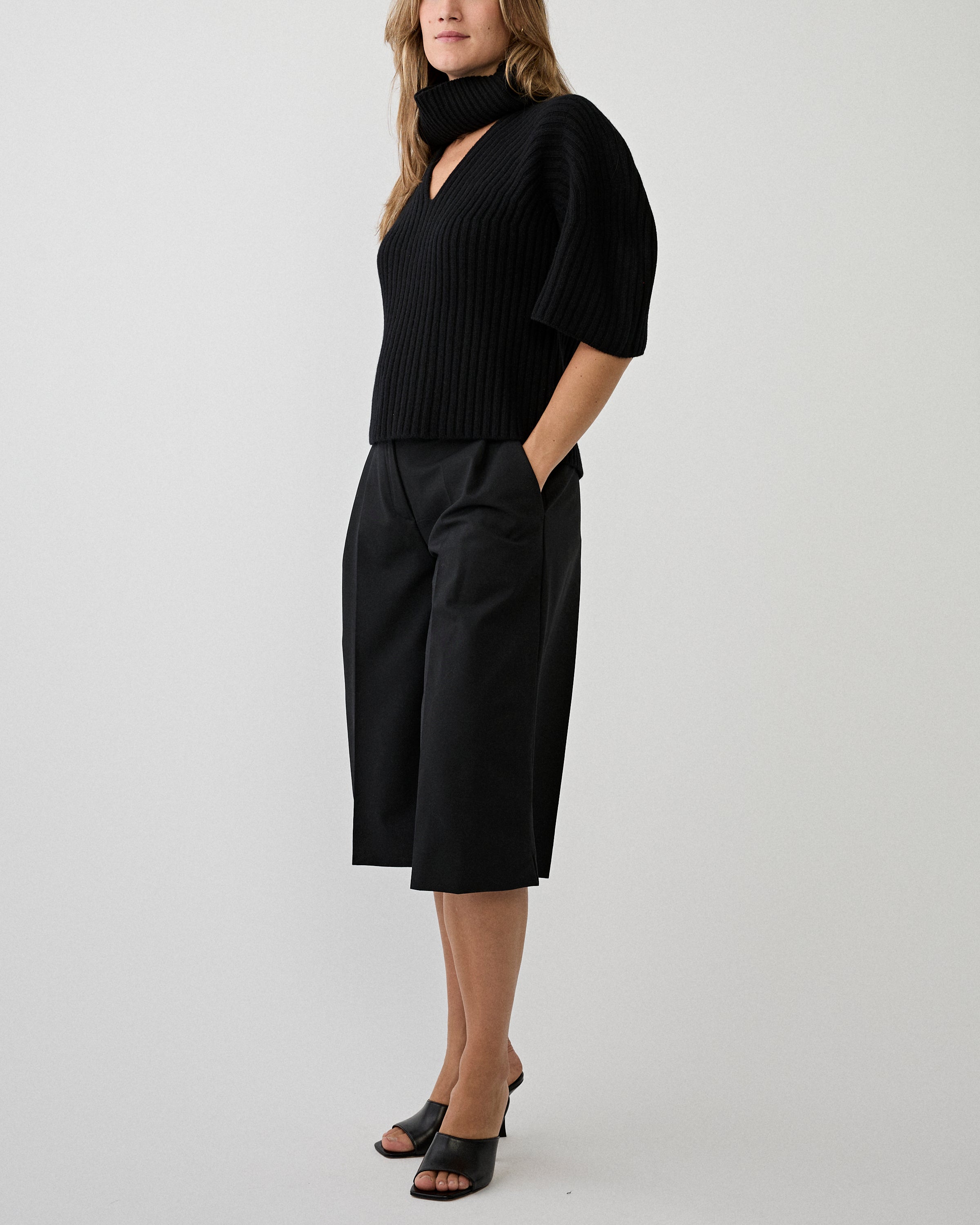 Christian Wijnants Kisha Top Black Knitwear Women