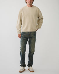 Stockholm Surfboard Club Benny Sweater Cream Sweater Men