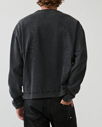 Stockholm Surfboard Club Benny Sweater Faded Black Sweater Men