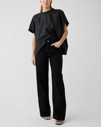 6397 Wide Jean Stay Black Denim Women