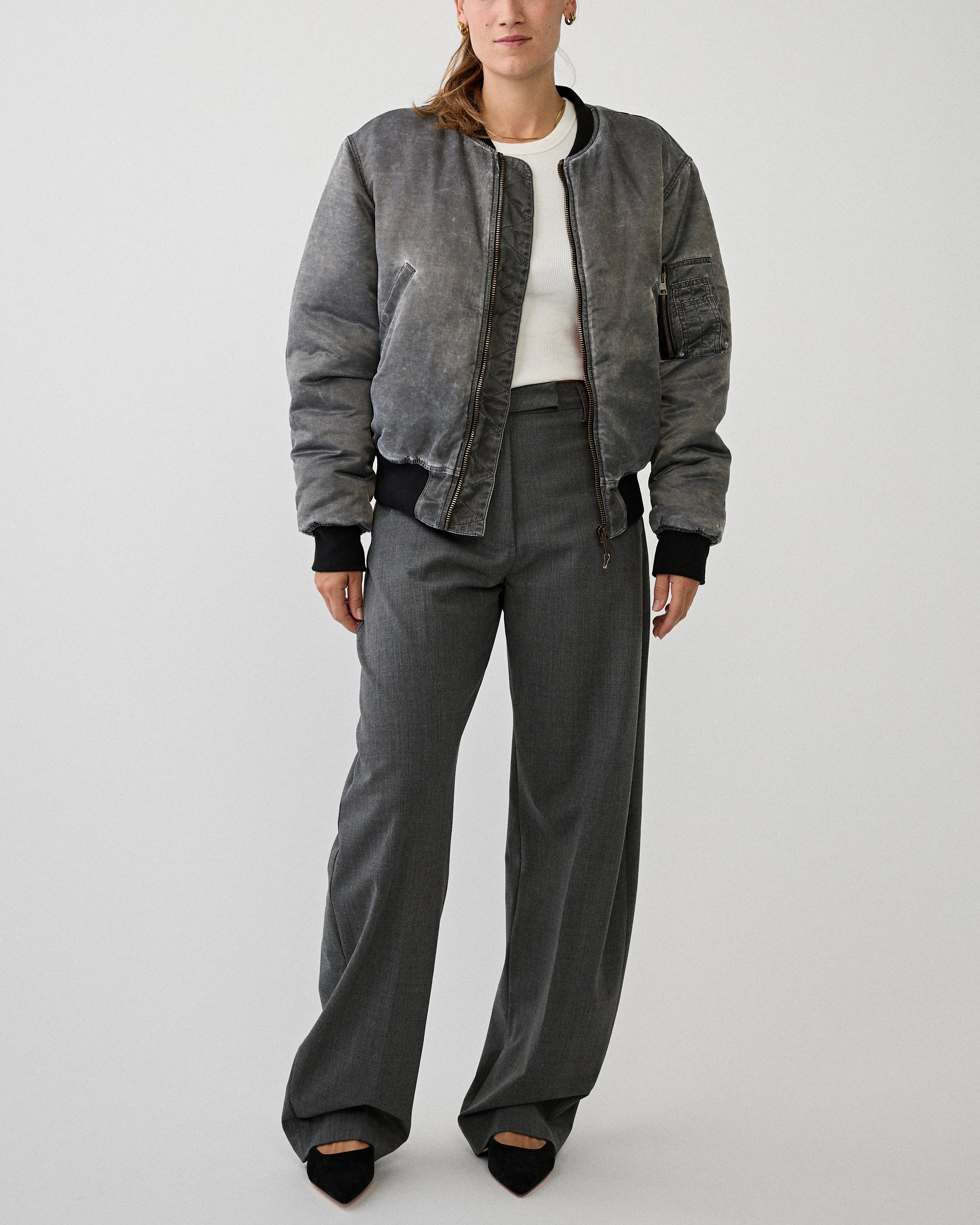 Stockholm Surfboard Club Bomber Black JKT Short Men