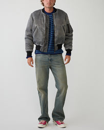 Stockholm Surfboard Club Bomber Black JKT Short Men