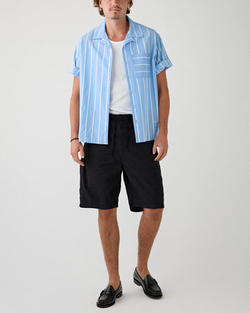 OrSlow Wide Fit New Yorker Shorts Black Shorts Men