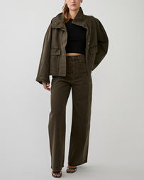 Christian Wijnants Pullos Jeans Olive Denim Women