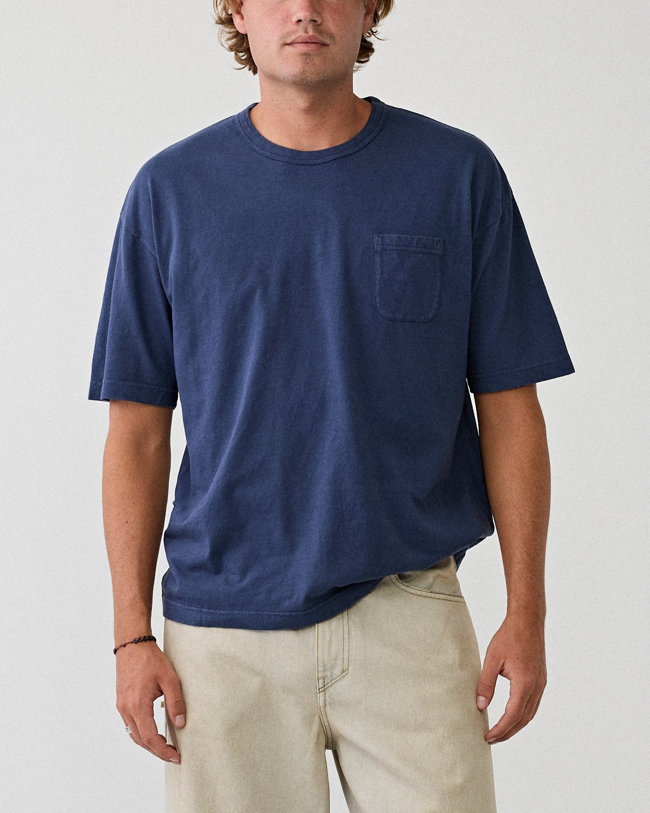 Visvim Jumbo Tee Damaged Navy T-shirt S/S Men