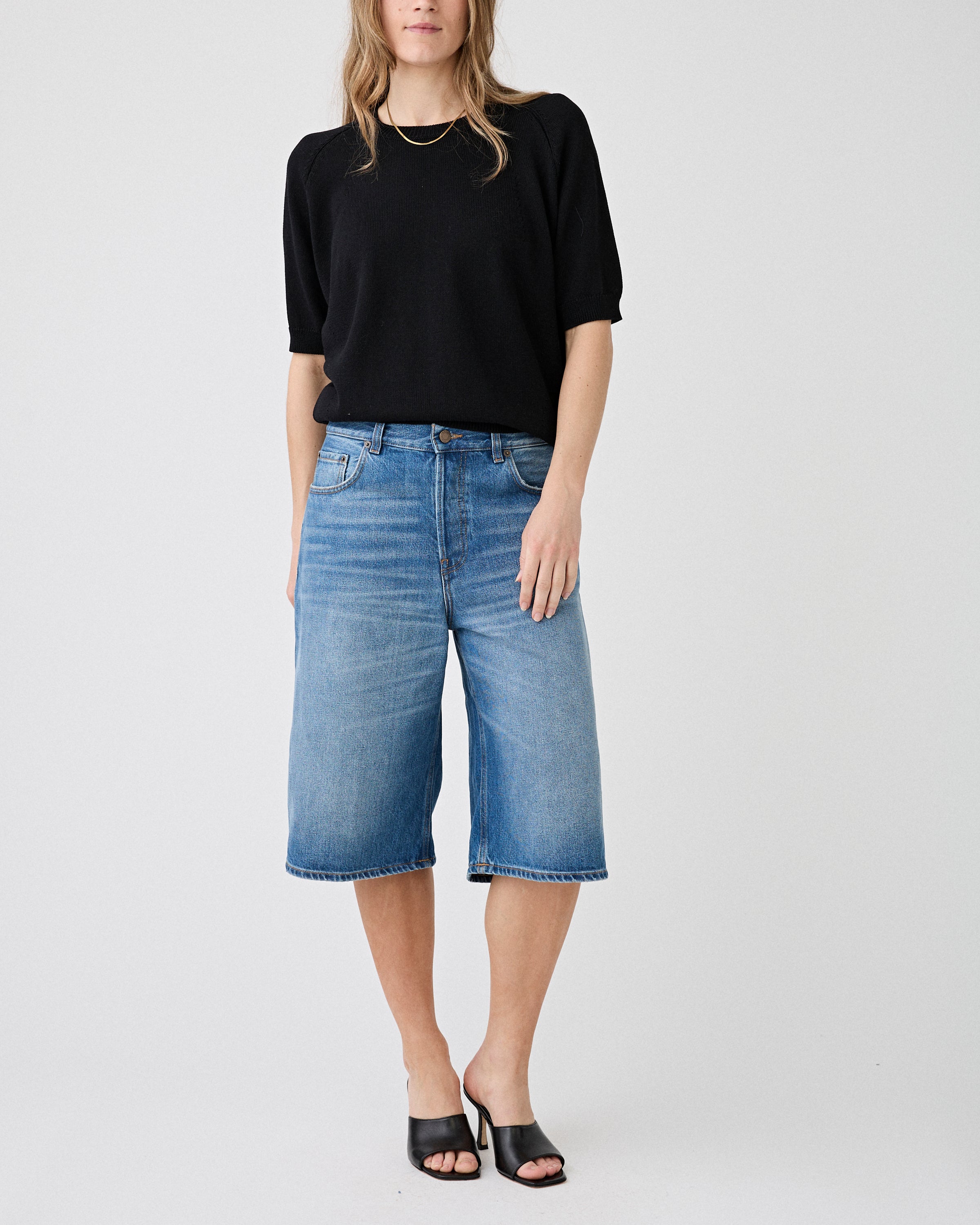 Christian Wijnants Kondo Top Black T-shirt S/S Women