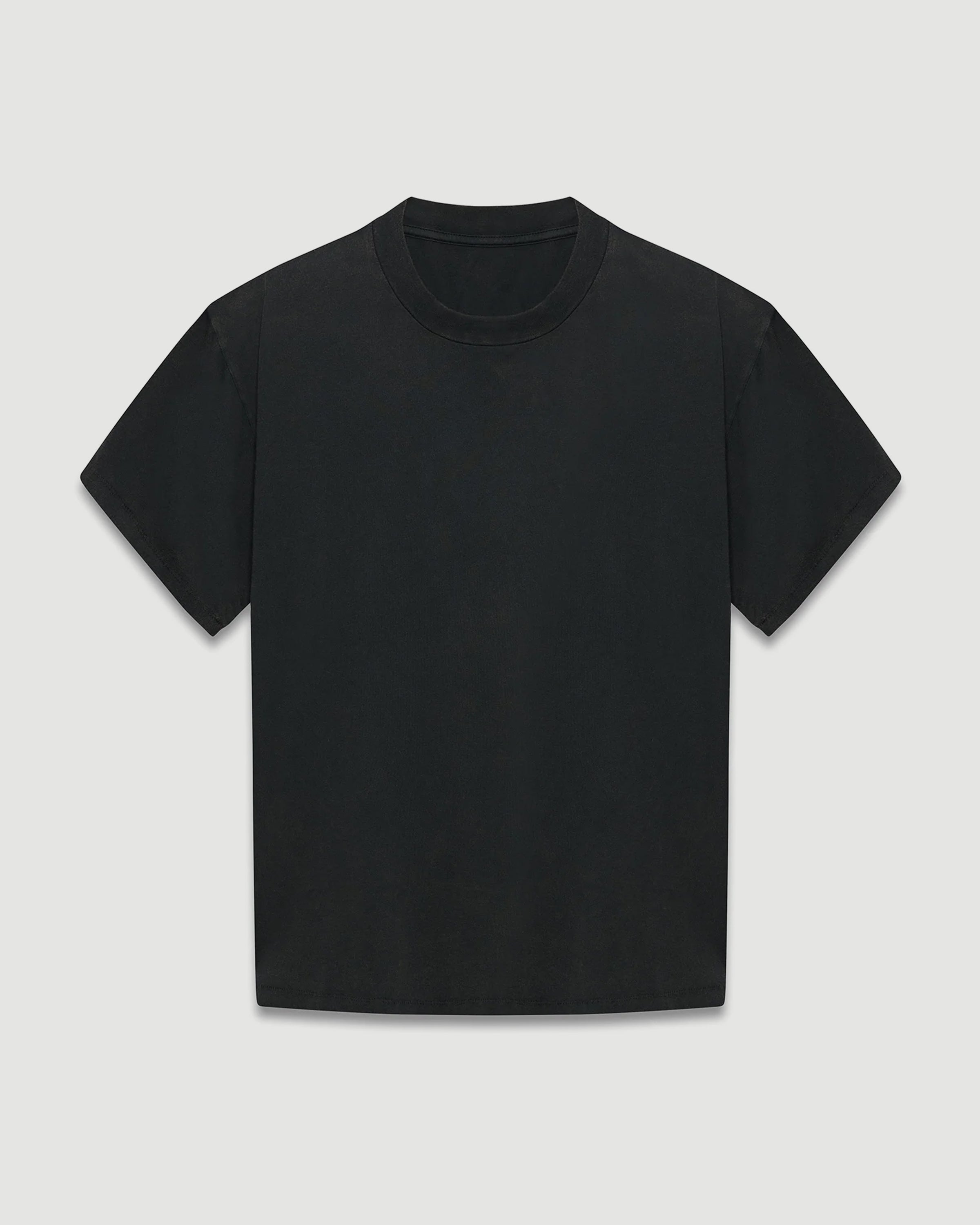 6397 Boy Tee Faded Black T-shirt S/S Women