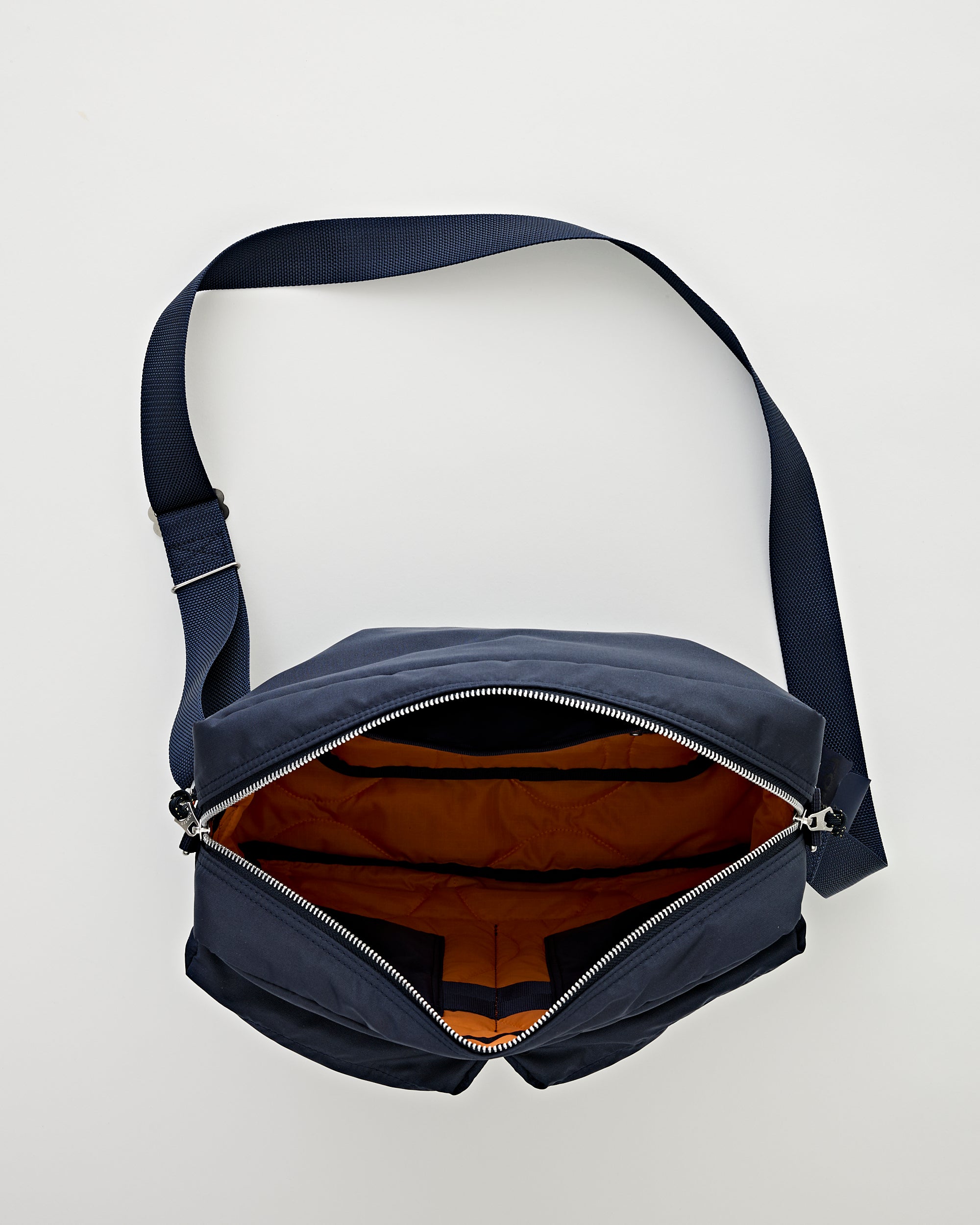 Porter Yoshida Force Shoulder Bag Navy Bags Unisex