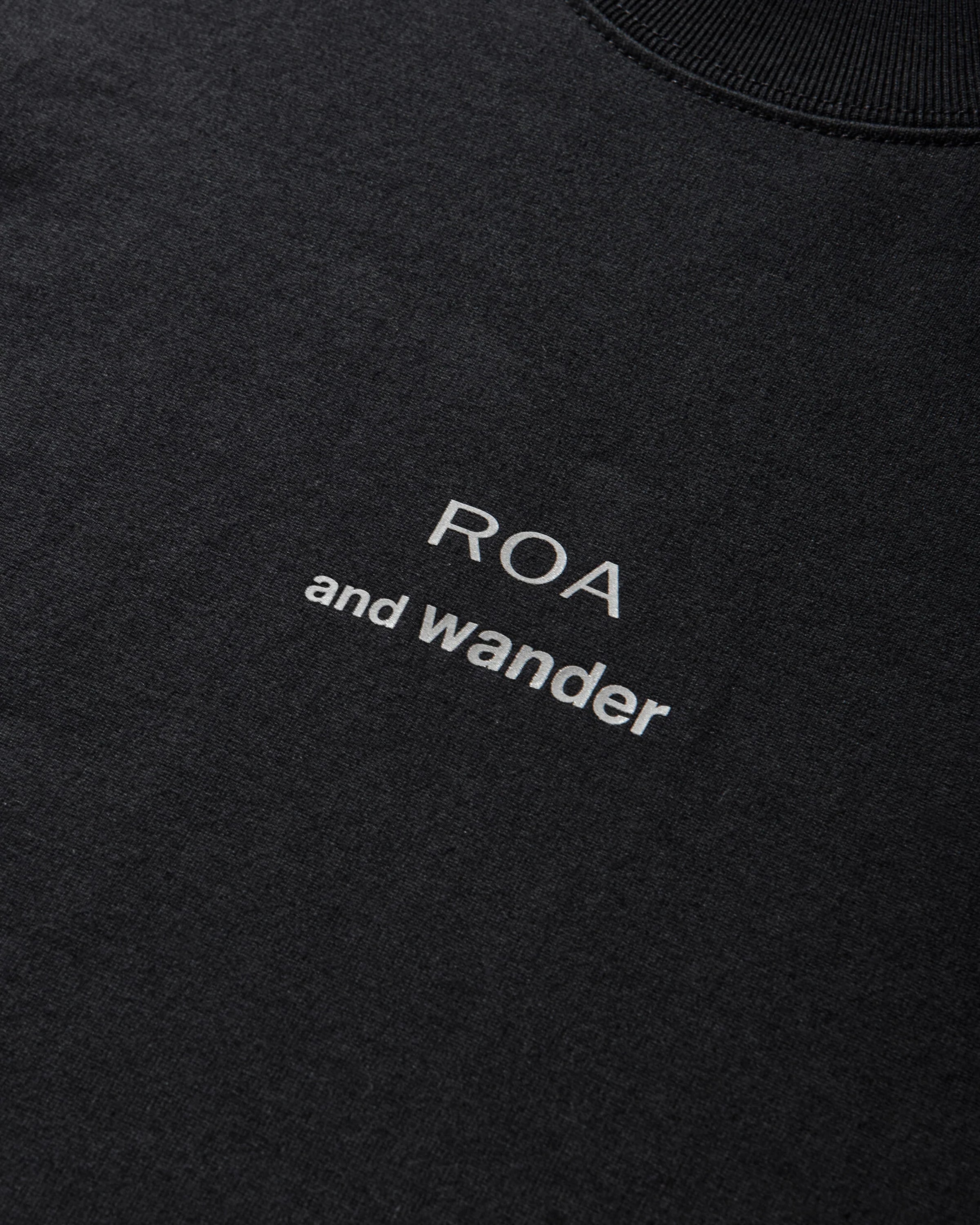 and wander ROA x and wander LOGO printed T T-shirt S/S Men