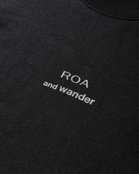 and wander ROA x and wander LOGO printed T T-shirt S/S Men