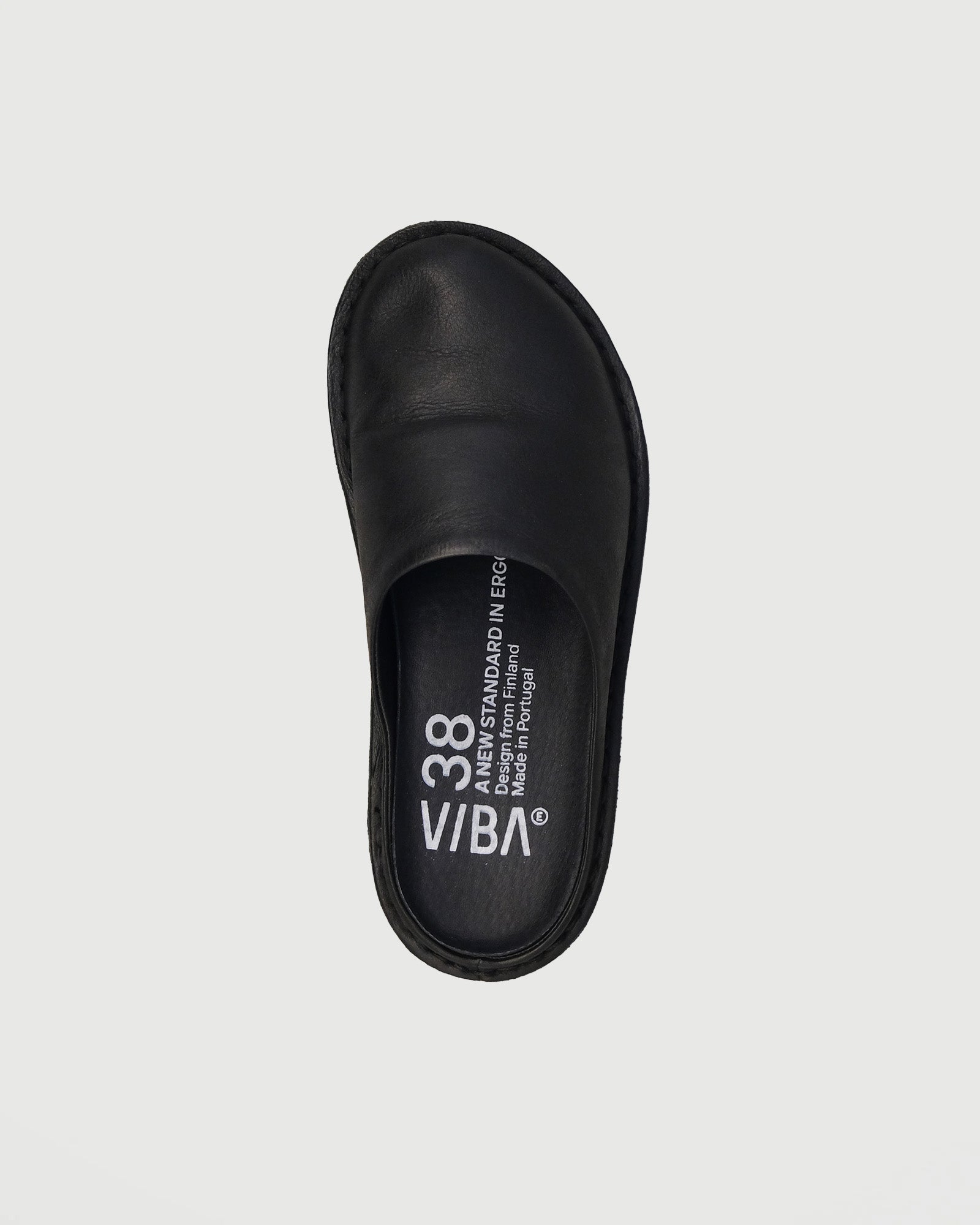 VIBAe Roma Leather Preto Black Shoes Leather Men